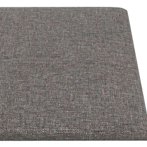 Κεφαλάρι Τοίχου 12 pcs Ανοιχτό γκρι 90 x 15 cm ύφασμα - Pakobazaar