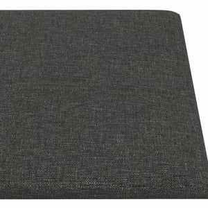 Κεφαλάρι Τοίχου 12 pcs Σκούρο Γκρι 90 x 15 cm ύφασμα - Pakobazaar
