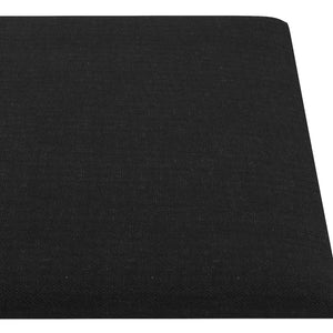 Κεφαλάρι Τοίχου 12 pcs Μαύρο 90 x 15 cm ύφασμα - Pakobazaar