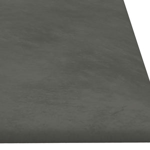 Κεφαλάρι Τοίχου 12 pcs Σκούρο Γκρι 90 x 30 cm Βελούδο - Pakobazaar