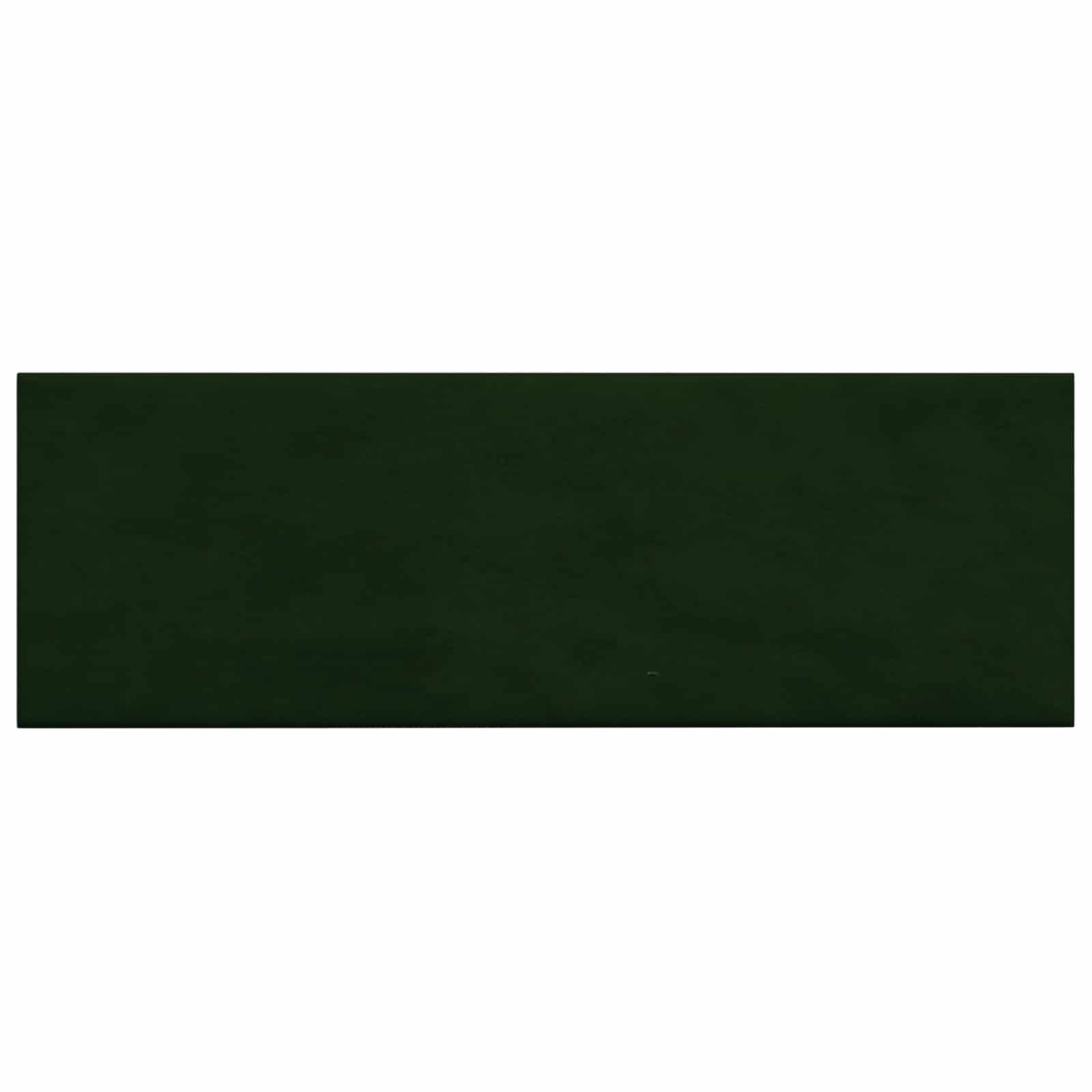 Κεφαλάρι Τοίχου 12 pcs Σκούρο Πράσινο 90 x 30 cm Βελούδο - Pakobazaar