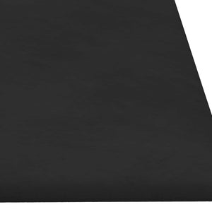 Κεφαλάρι Τοίχου 12 pcs Μαύρο 90 x 30 cm Βελούδο - Pakobazaar
