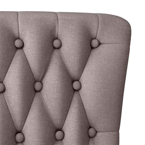 Καναπέ με κουβέρτα Taupe 56,5 x 70 x 110 εκ ύφασμα