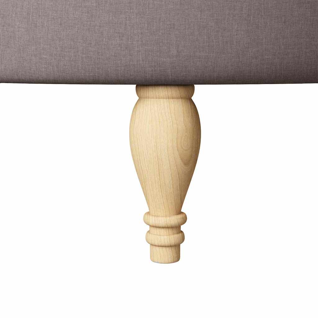 Καναπέ με κουβέρτα Taupe 56,5 x 70 x 110 εκ ύφασμα