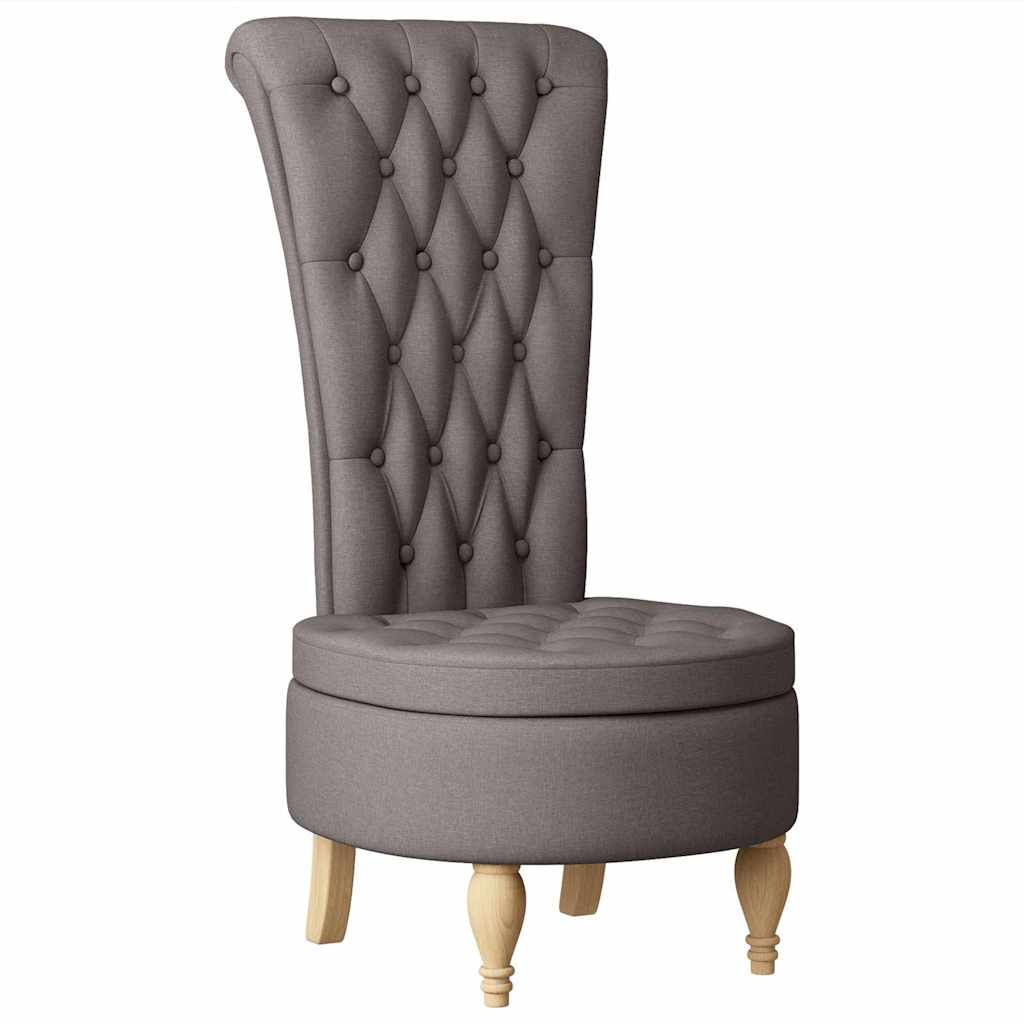 Καναπέ με κουβέρτα Taupe 56,5 x 70 x 110 εκ ύφασμα