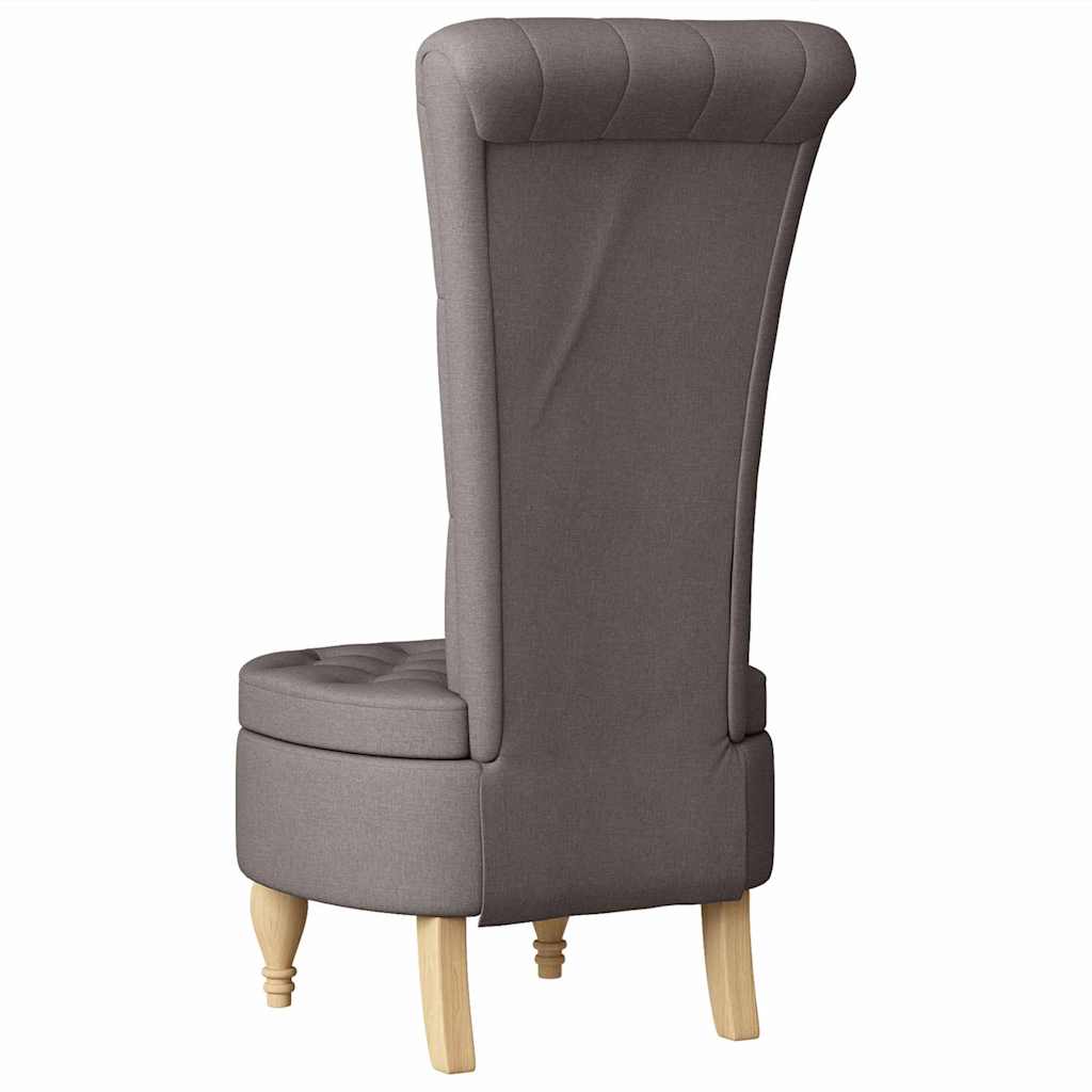 Καναπέ με κουβέρτα Taupe 56,5 x 70 x 110 εκ ύφασμα
