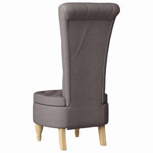 Καναπέ με κουβέρτα Taupe 56,5 x 70 x 110 εκ ύφασμα