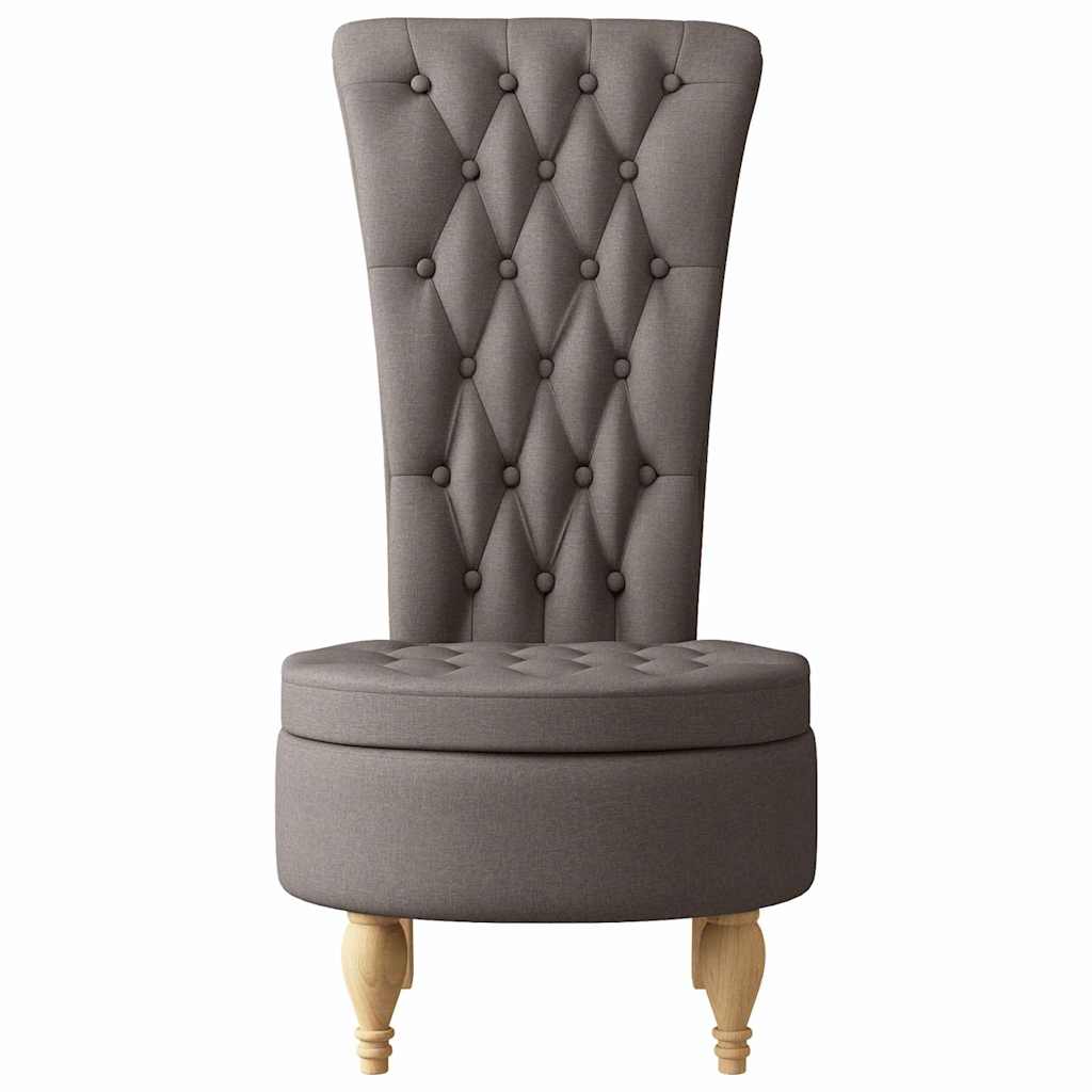 Καναπέ με κουβέρτα Taupe 56,5 x 70 x 110 εκ ύφασμα