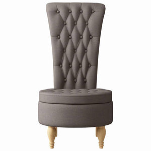 Καναπέ με κουβέρτα Taupe 56,5 x 70 x 110 εκ ύφασμα