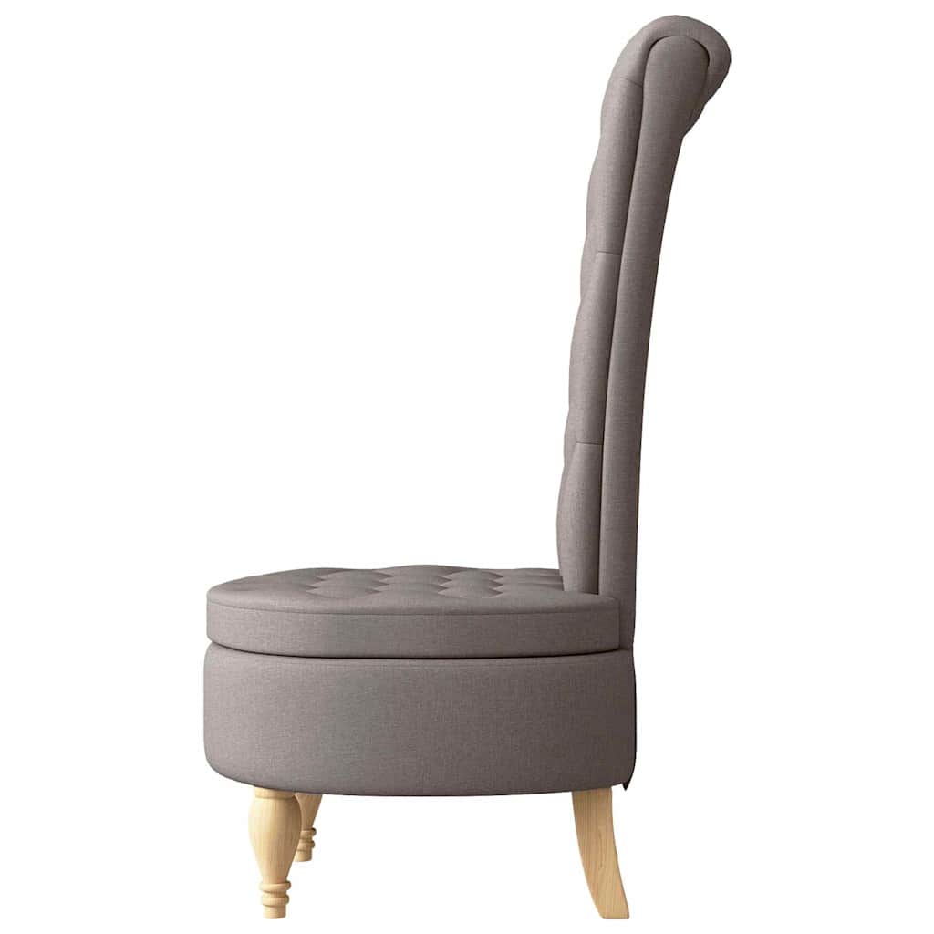 Καναπέ με κουβέρτα Taupe 56,5 x 70 x 110 εκ ύφασμα