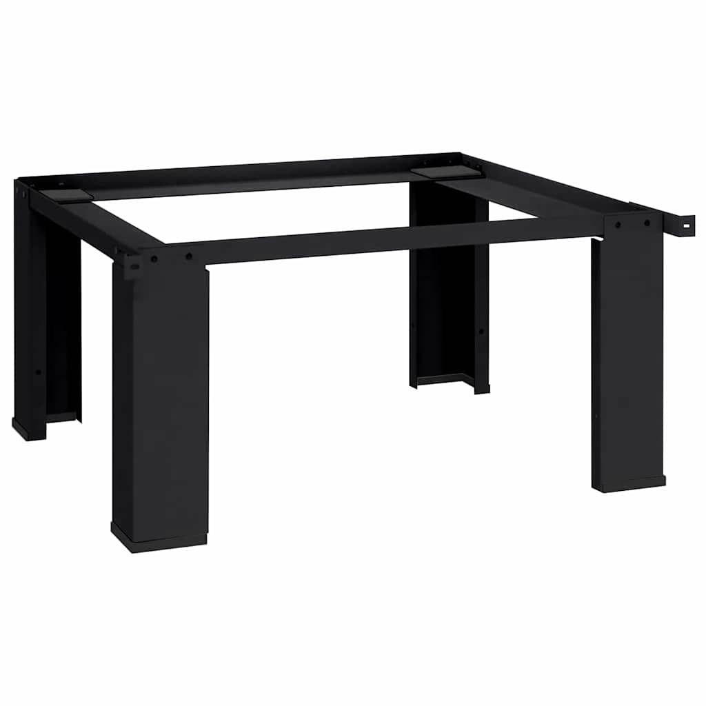 Βάση Πλυντηρίου Ρούχων Μαύρο 64 x 55 x 32,5 εκ Ατσάλι - Pakobazaar