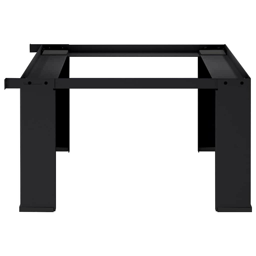 Βάση Πλυντηρίου Ρούχων Μαύρο 64 x 55 x 32,5 εκ Ατσάλι - Pakobazaar