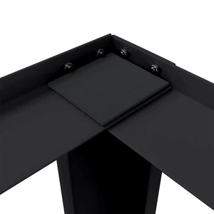 Βάση Πλυντηρίου Ρούχων 2 pcs Μαύρο 127 x 54,5 x 32,5 εκ Ατσάλι - Pakobazaar
