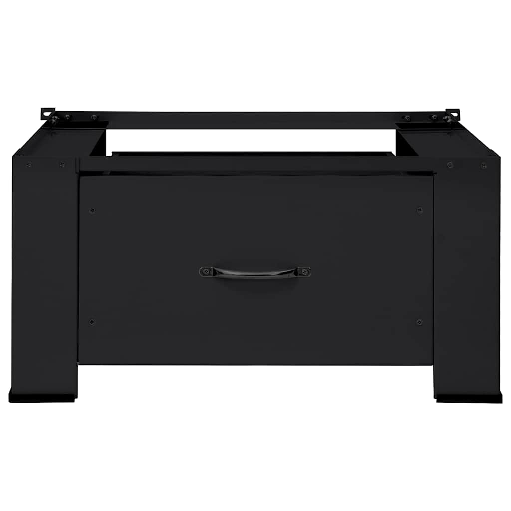 Βάση Πλυντηρίου Ρούχων Μαύρο 64 x 55 x 32,5 εκ Ατσάλι - Pakobazaar