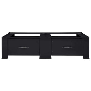 Βάση Πλυντηρίου Ρούχων 2 pcs Μαύρο 127 x 54,5 x 32,5 εκ Ατσάλι - Pakobazaar