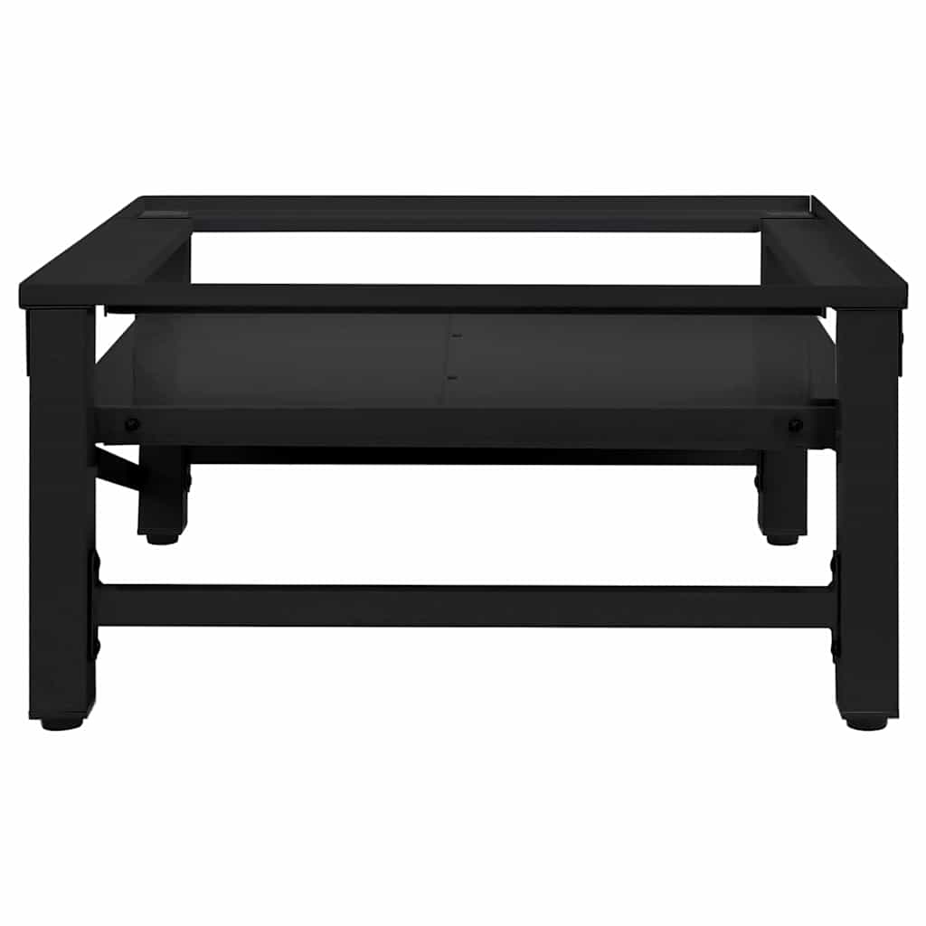 Βάση Πλυντηρίου Ρούχων Μαύρο 62 x 60,5 x 32,5 εκ Ατσάλι - Pakobazaar