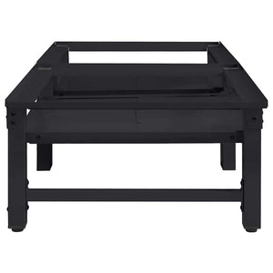 Βάση Πλυντηρίου Ρούχων 2 pcs Μαύρο 124,5 x 61,5 x 32,5 εκ - Pakobazaar