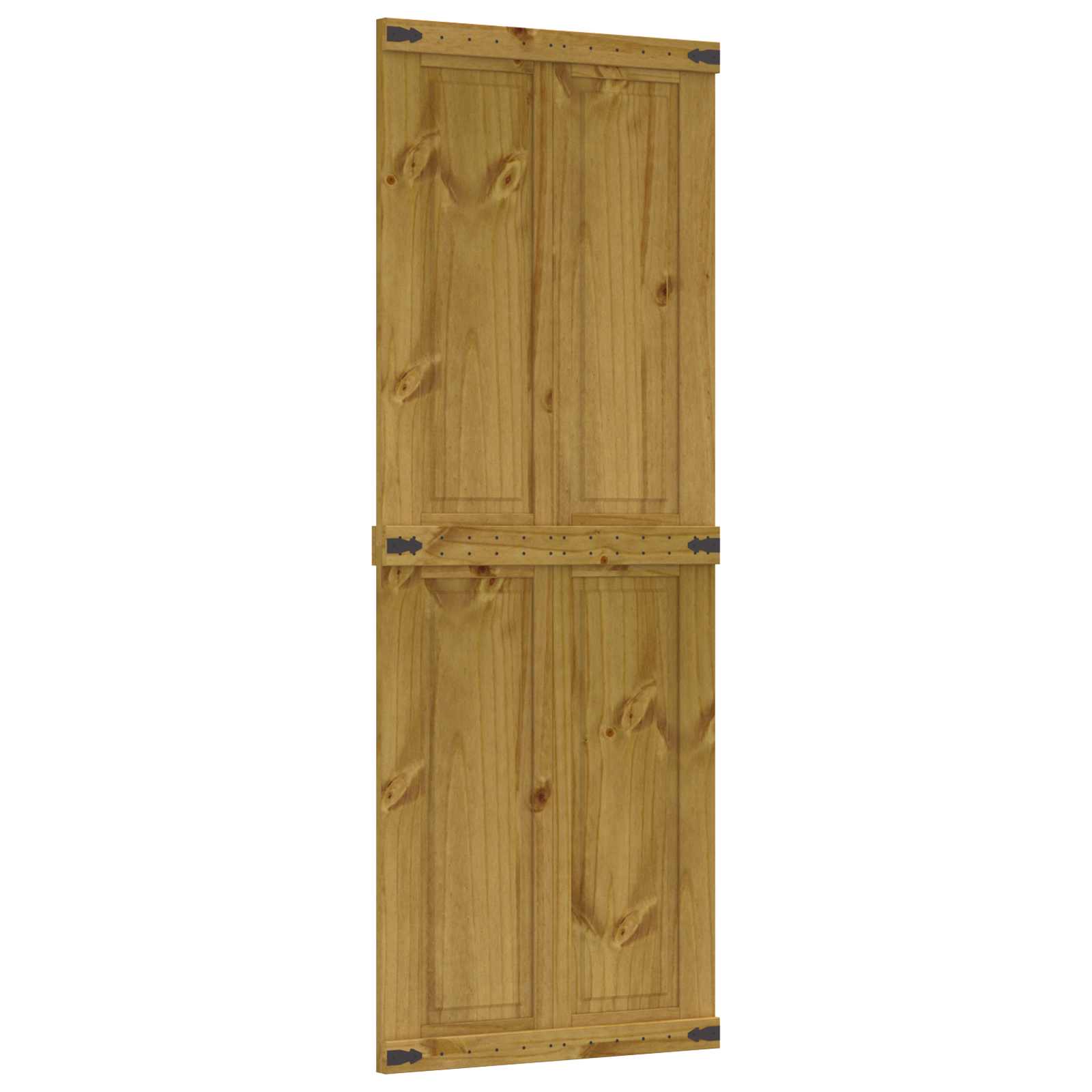 Πόρτα αχυρώνα Corona Μέλι Καφέ 80 x 210 cm Μασίφ Ξύλο Πεύκου - Pakobazaar