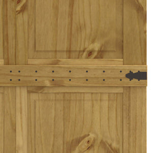 Πόρτα αχυρώνα Corona Μέλι Καφέ 100 x 210 cm Μασίφ Ξύλο Πεύκου - Pakobazaar