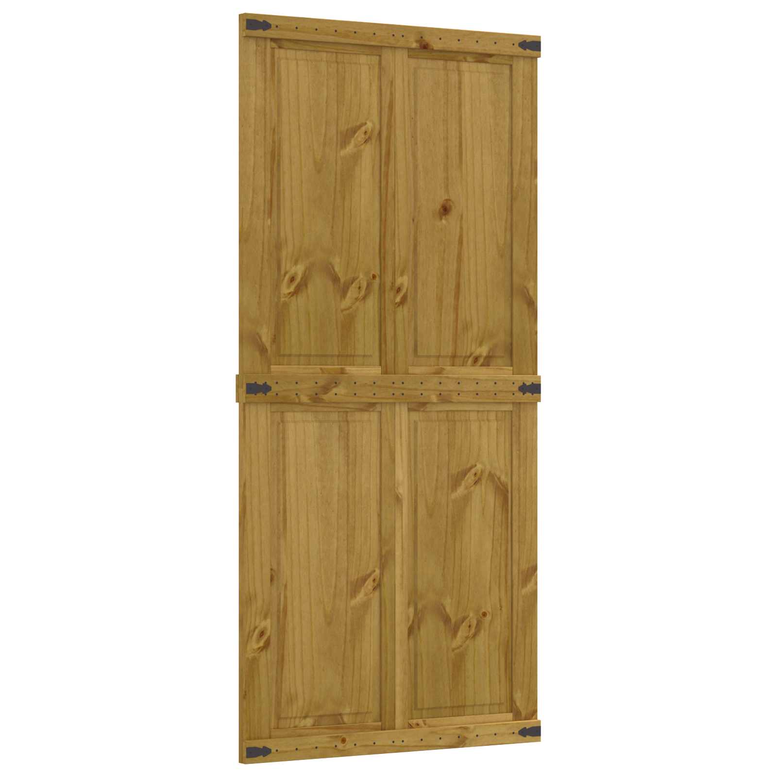 Πόρτα αχυρώνα Corona Μέλι Καφέ 100 x 210 cm Μασίφ Ξύλο Πεύκου - Pakobazaar