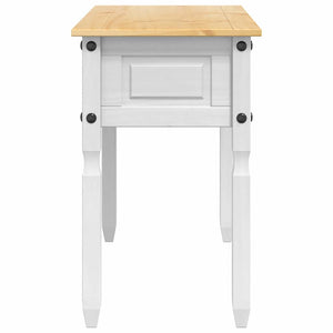 End Table Corona Λευκό 115 x 46 x 73 εκ Στερεά ξυλεία πεύκου - Pakobazaar