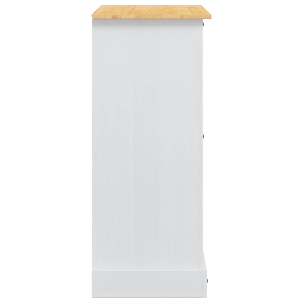 Αποθηκευτικές Κάσες με συρτάρι Corona Λευκός 92 x 48 x 114 εκ - Pakobazaar