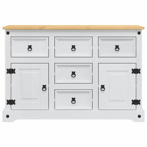 Αποθηκευτικές Κάσες με συρτάρι Corona Λευκό 112 x 40 x 75 εκ. - Pakobazaar