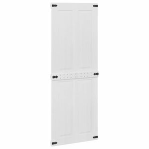 Πόρτα αχυρώνα CORONA 80 x 210 cm Μασίφ Ξύλο Πεύκου Λευκό
