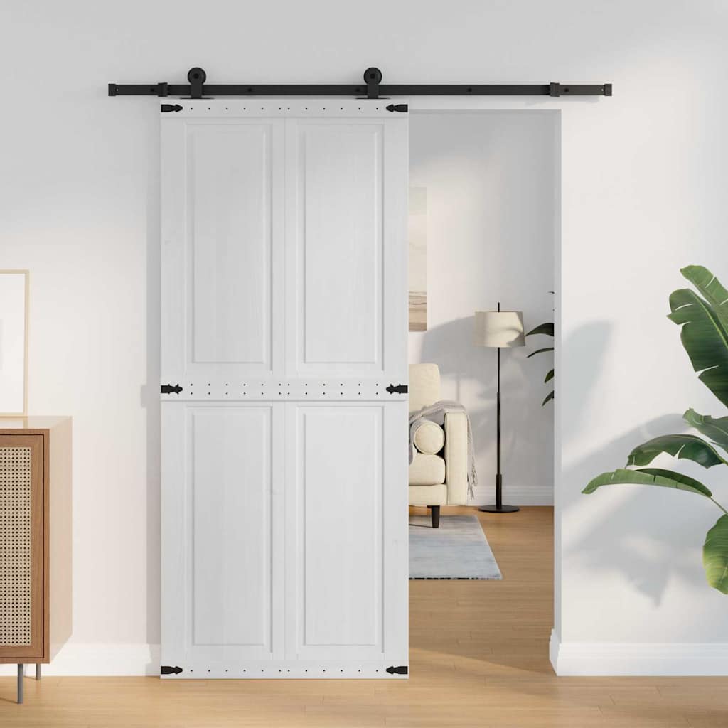 Πόρτα Corona Λευκό 90 x 210 cm Επεξεργασμένο ξύλο - Pakobazaar