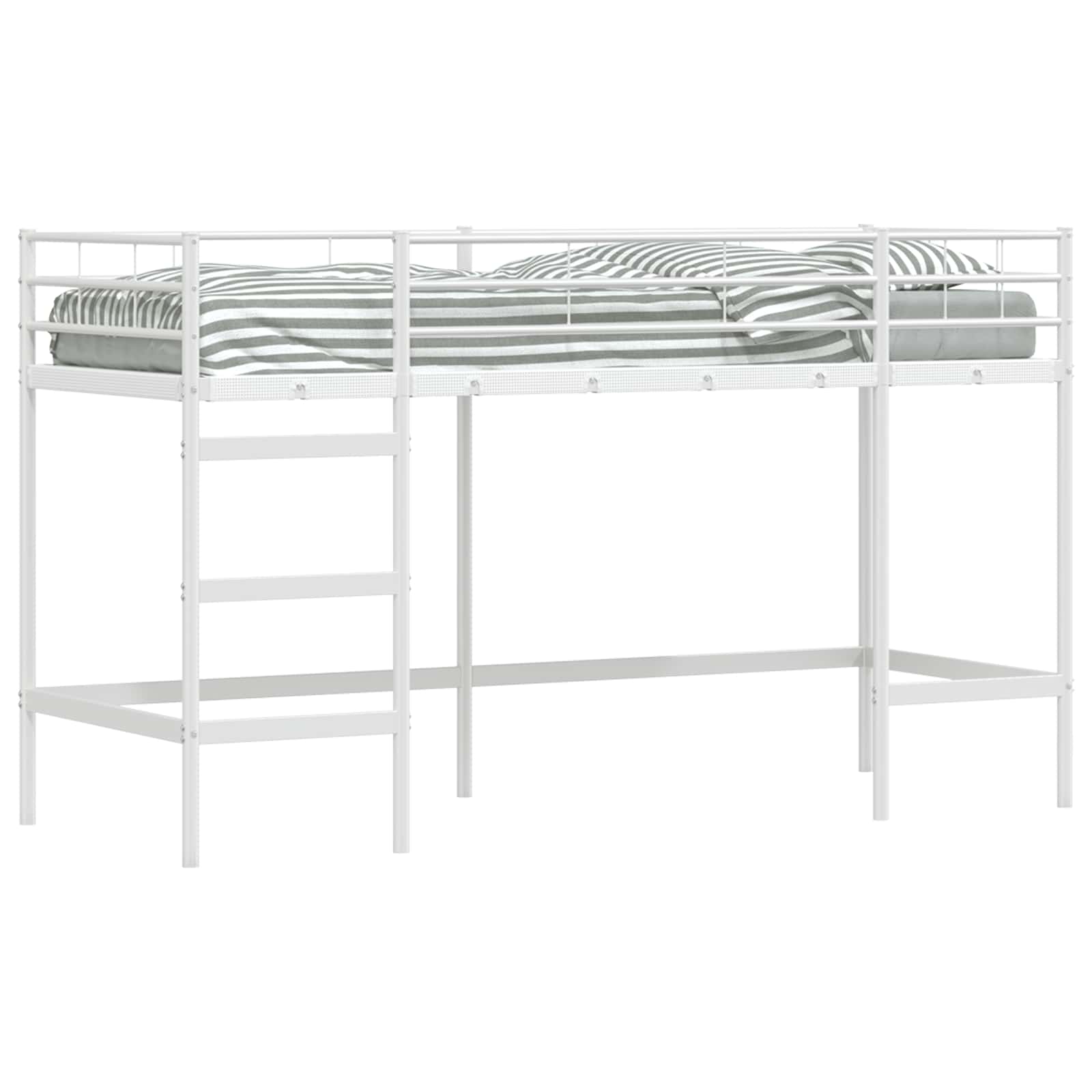 Κρεβάτι κουκέτας για παιδιά Λευκό 90 x 190 cm Ατσάλι - Pakobazaar