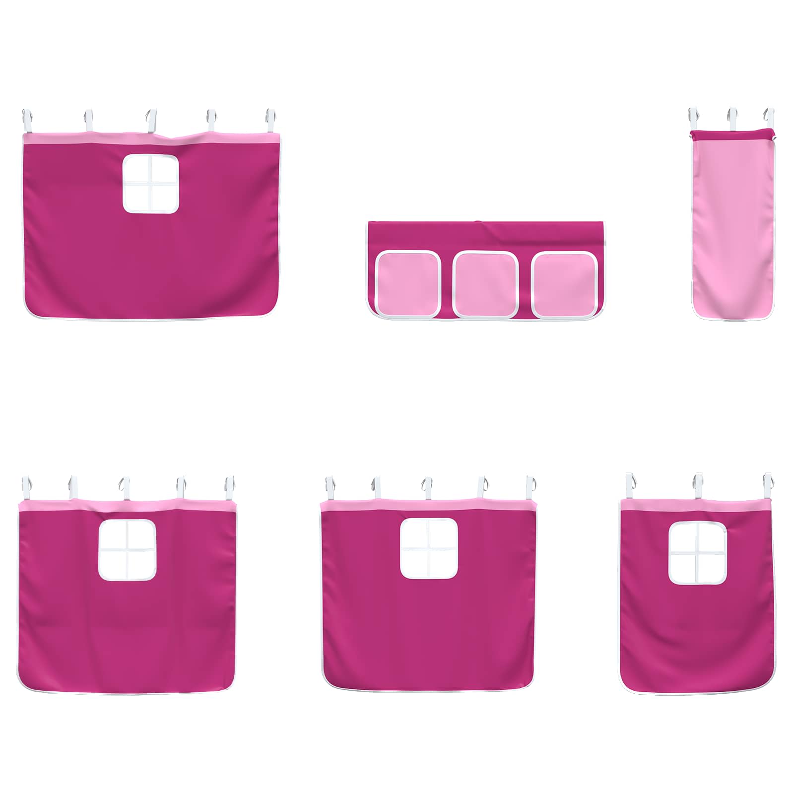 Σκελετός Κρεβατιού Υψίστης για Παιδιά με Κουρτίνες - Pakobazaar