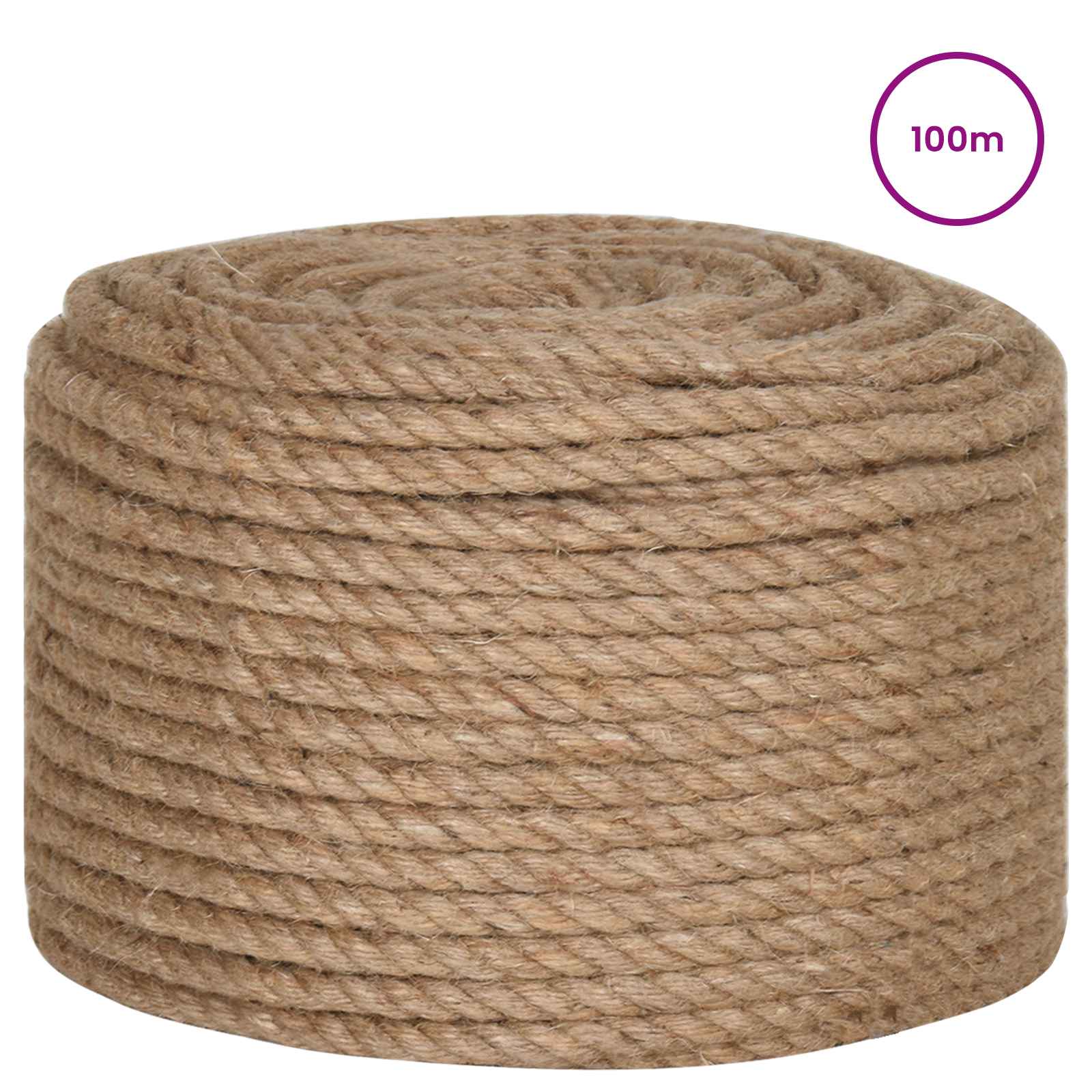 Σχοινί γιούτας 10 pcs 2 Φυσικό 100% Τζούτα Tossa