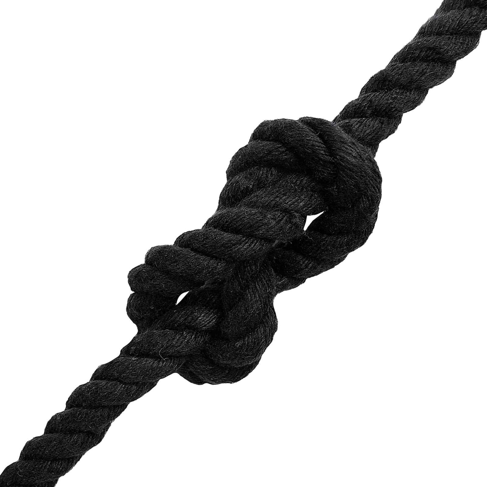 Σχοινί Μαύρο 1,2 x 1,2 x 5000 εκ Βαμβάκι - Pakobazaar