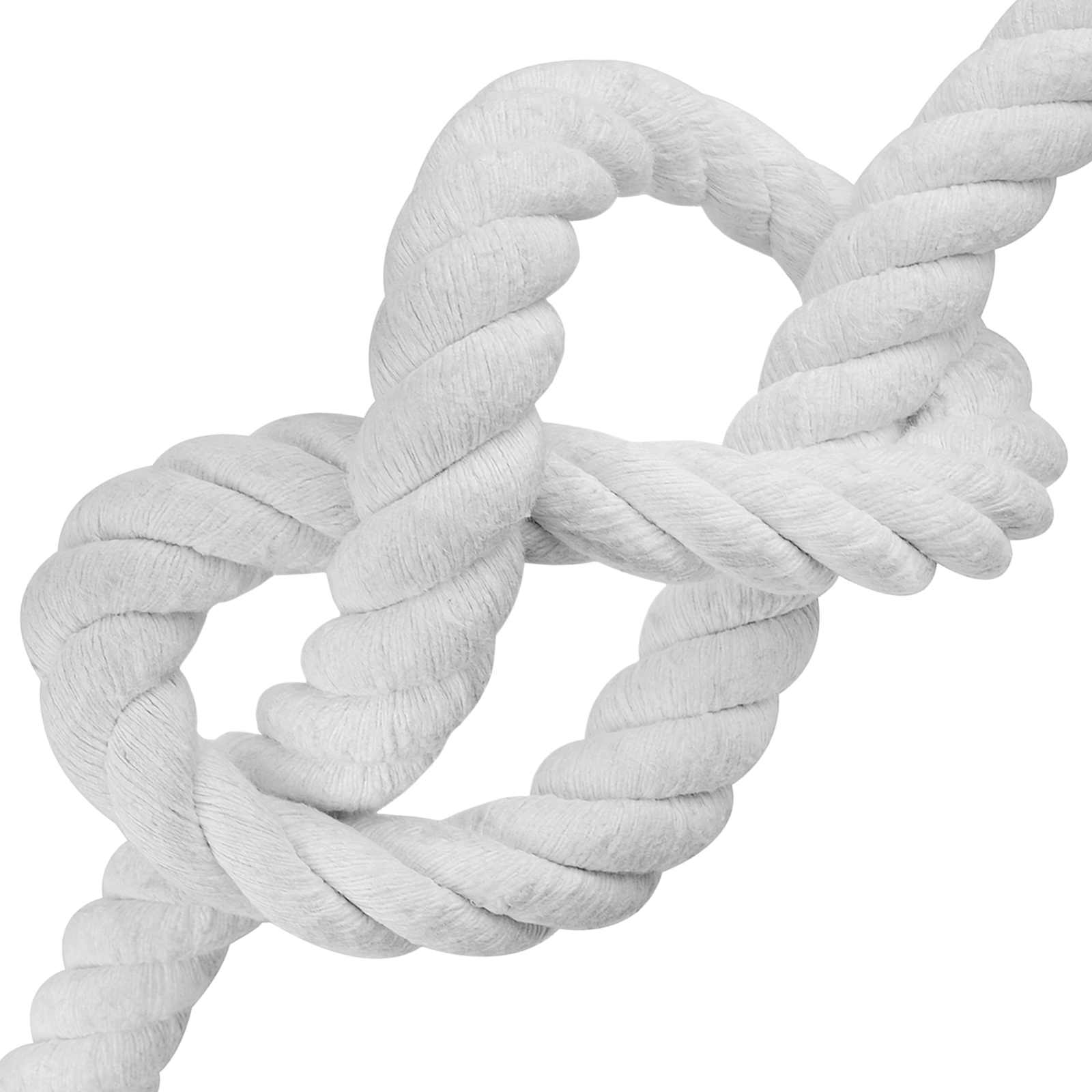 Σχοινί Λευκό 3,6 x 3,6 x 500 εκ Βαμβάκι