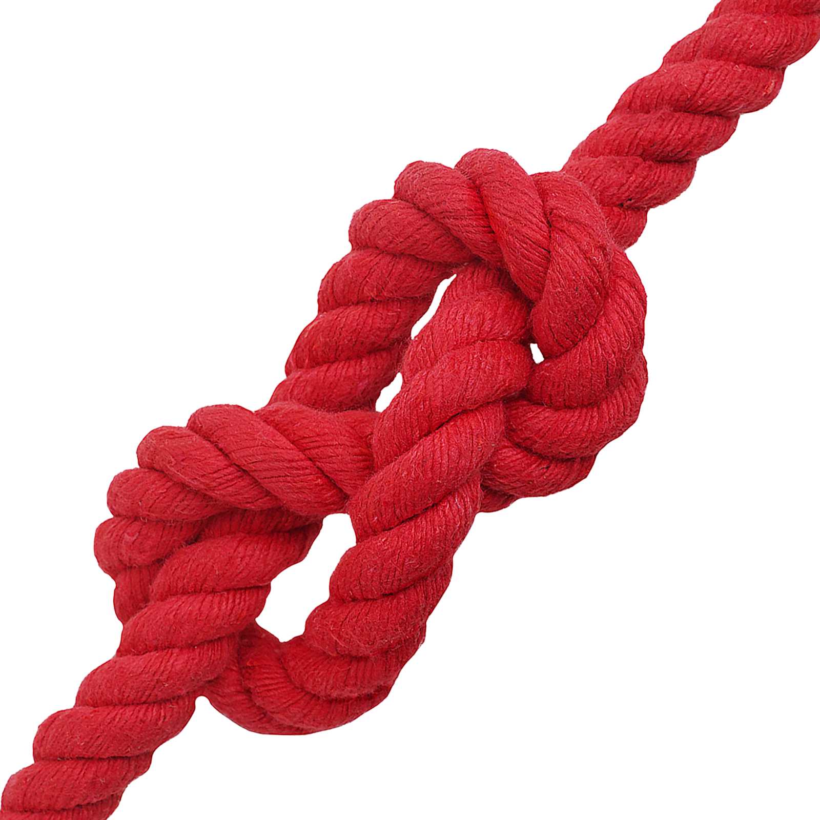 Κωτόσχοινo 24 mm 25 m Κόκκινο 100% Βαμβάκι