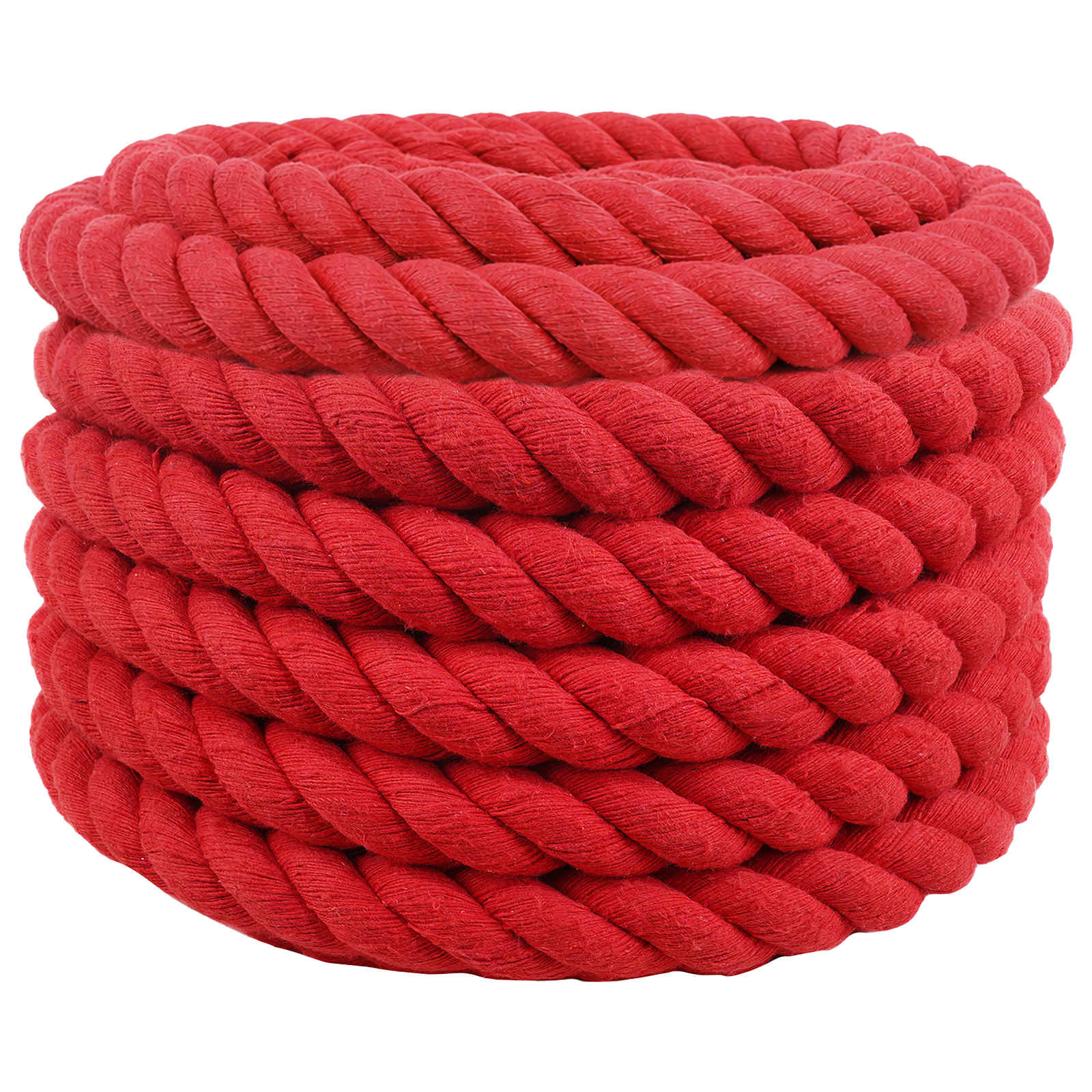 Κωτόσχοινo 40 mm 25 m Κόκκινο 100% Βαμβάκι