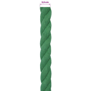 Σχοινί Πράσινο 3,6 x 3,6 x 2500 εκ Βαμβάκι - Pakobazaar