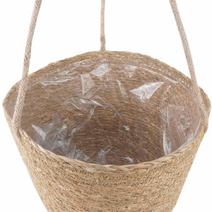 Καλάθια φυτών από θαλασσόχορτο 3 pcs Φυσικό Ø26 x 19 εκ. - Pakobazaar