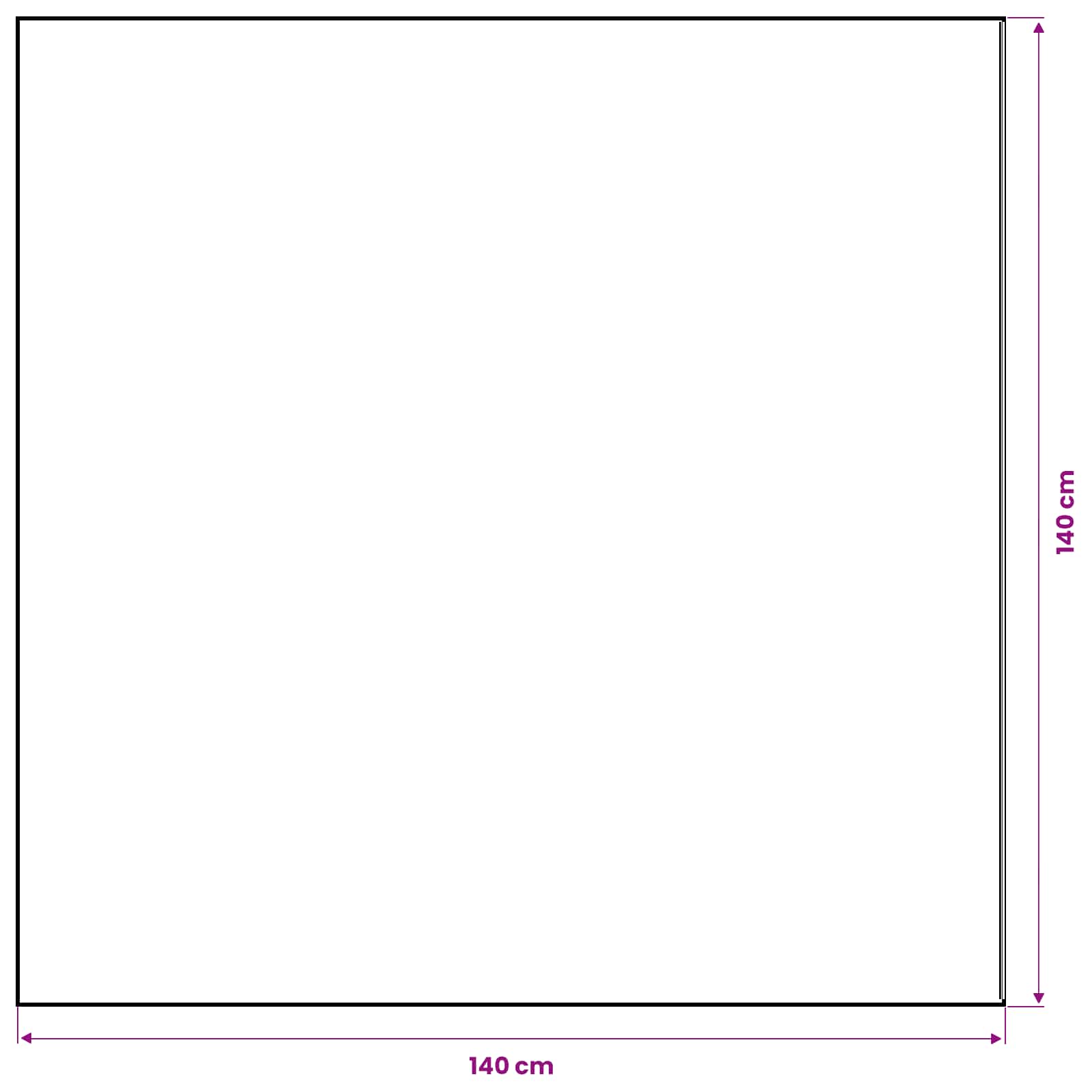 Τραβέρσα από γιούτα Φυσικό 140 x 140 cm 100% Γιούτα Τοσσά
