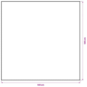 Τραβέρσα από γιούτα Φυσικό 140 x 140 cm 100% Γιούτα Τοσσά - Pakobazaar