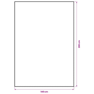 Τραβέρσα από γιούτα Φυσικό 140 x 200 cm 100% Γιούτα Τοσσά