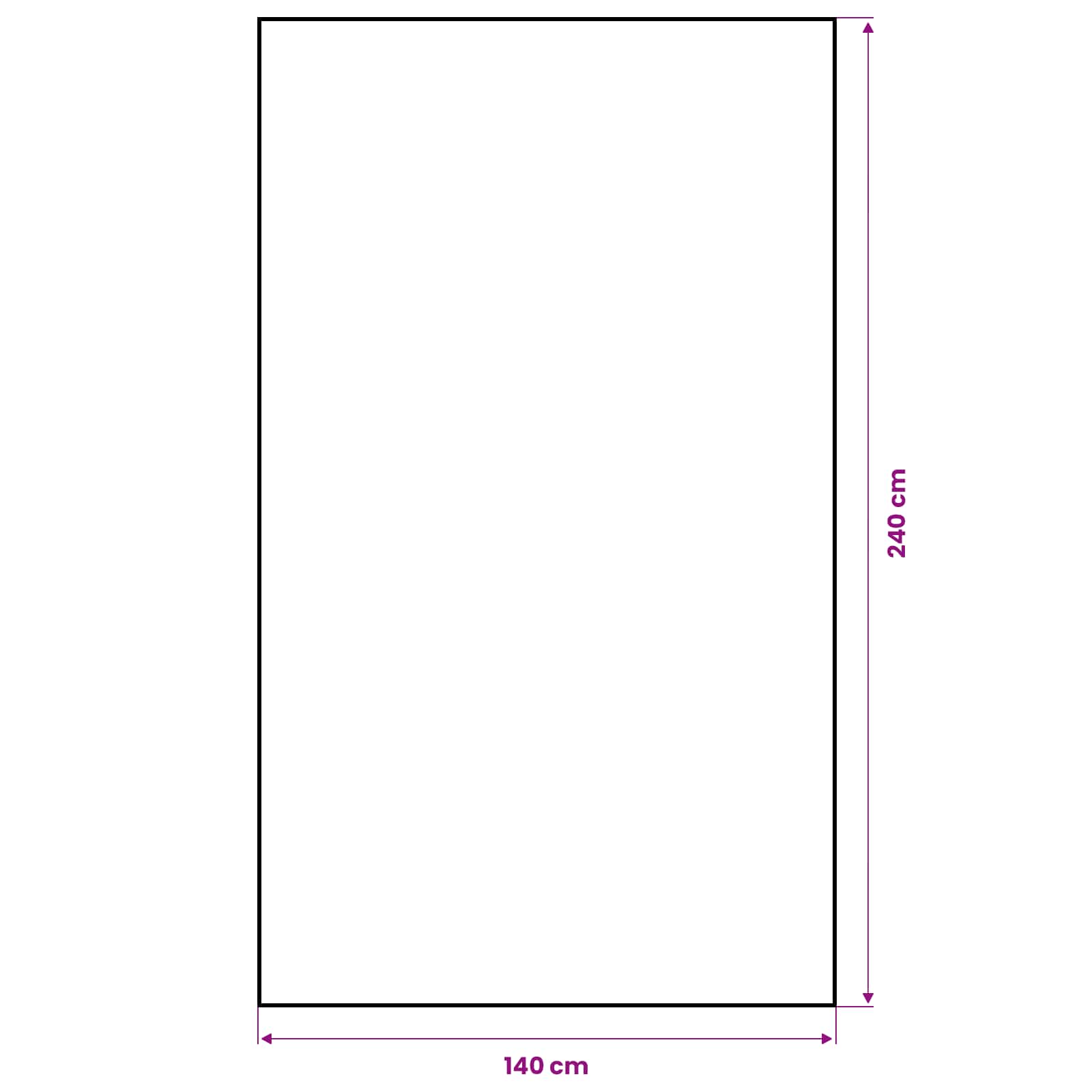 Τραβέρσα από γιούτα Φυσικό 140 x 240 cm 100% Γιούτα Τοσσά