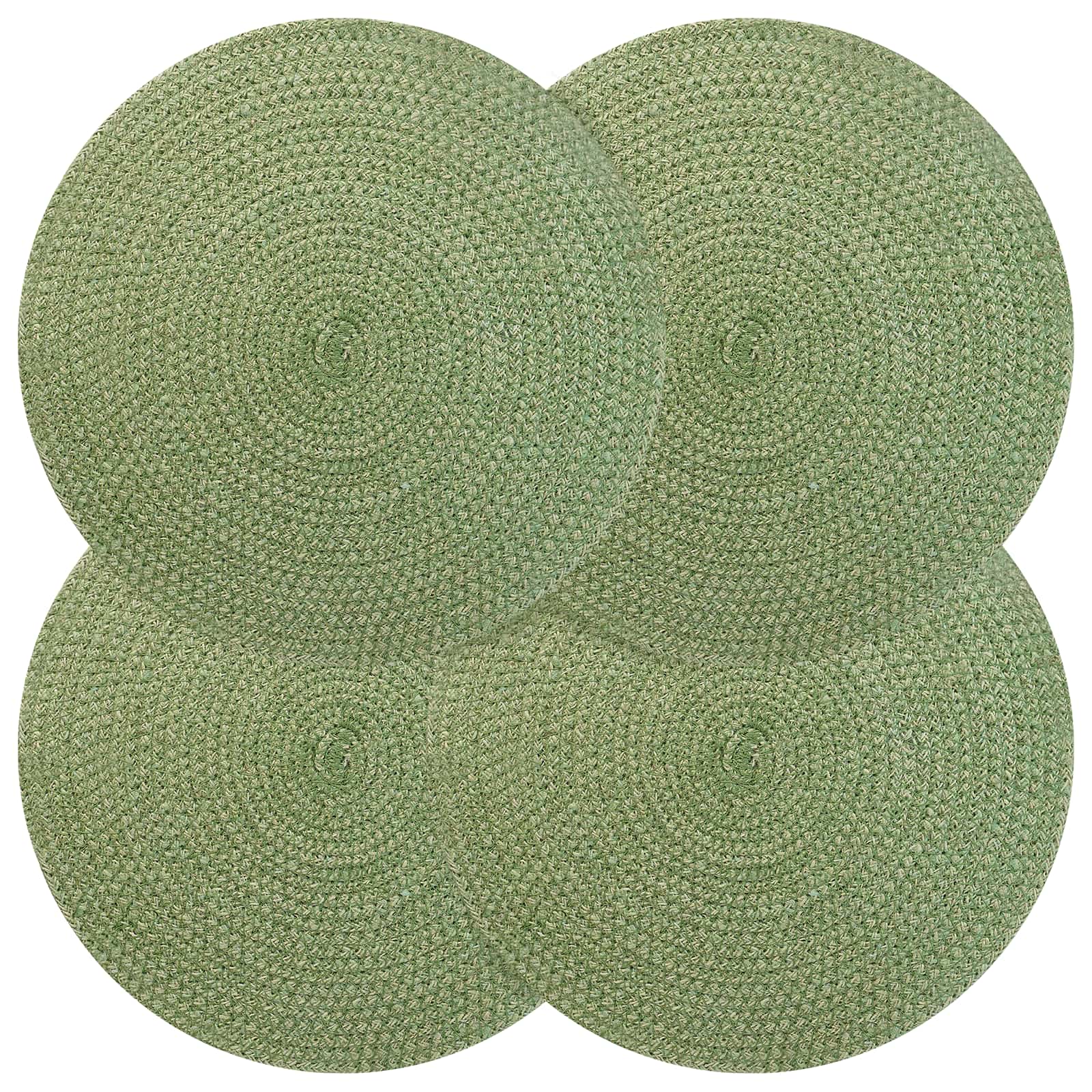 Γιούτα Σουβέρ 4 pcs Λαδί Ø 30 cm 100% Γιούτα Τοσσά - Pakobazaar