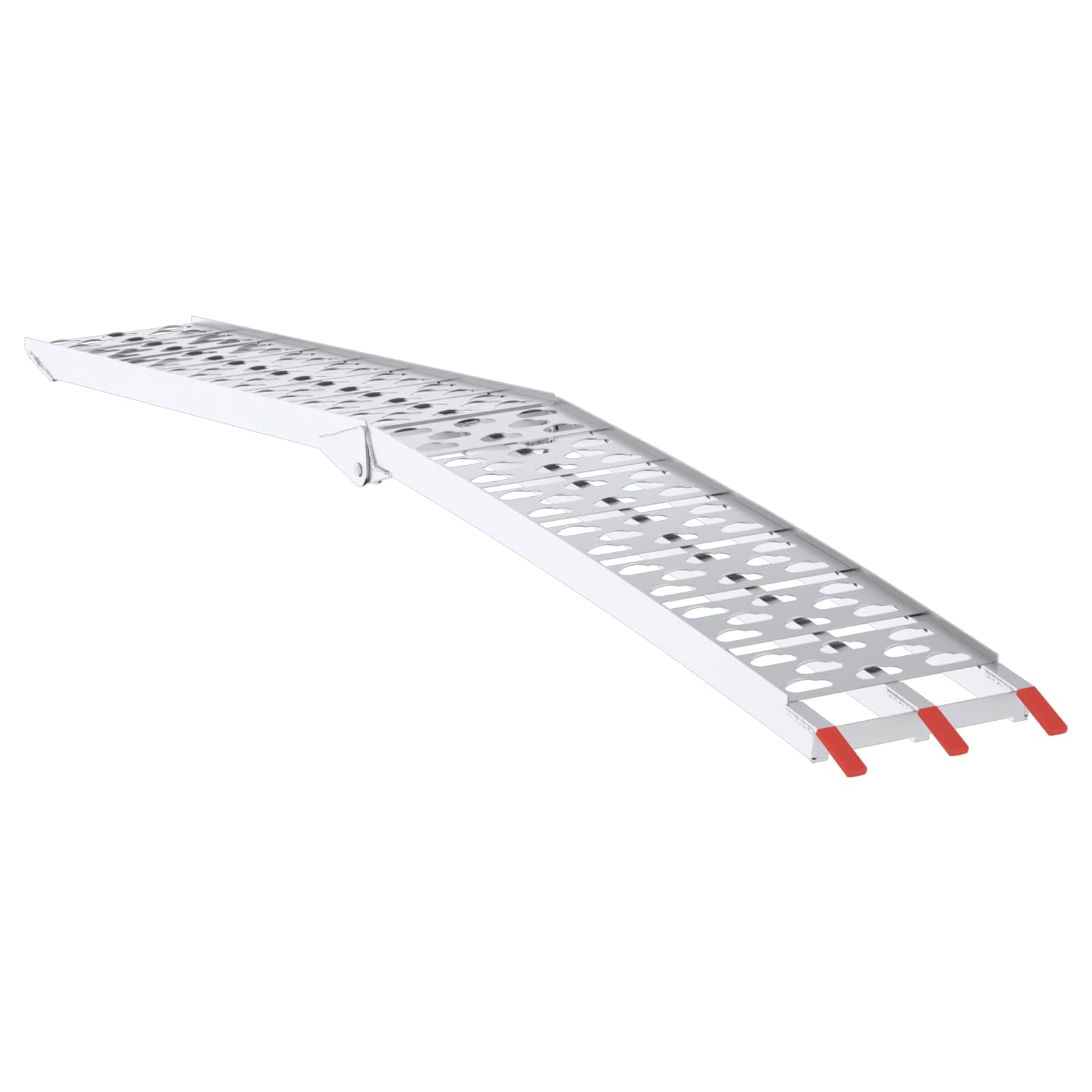 Πτυσσόμενη Ράμπα Μοτοσικλετών 340 κιλών ανά ράμπα 2 pcs Ασημί - Pakobazaar