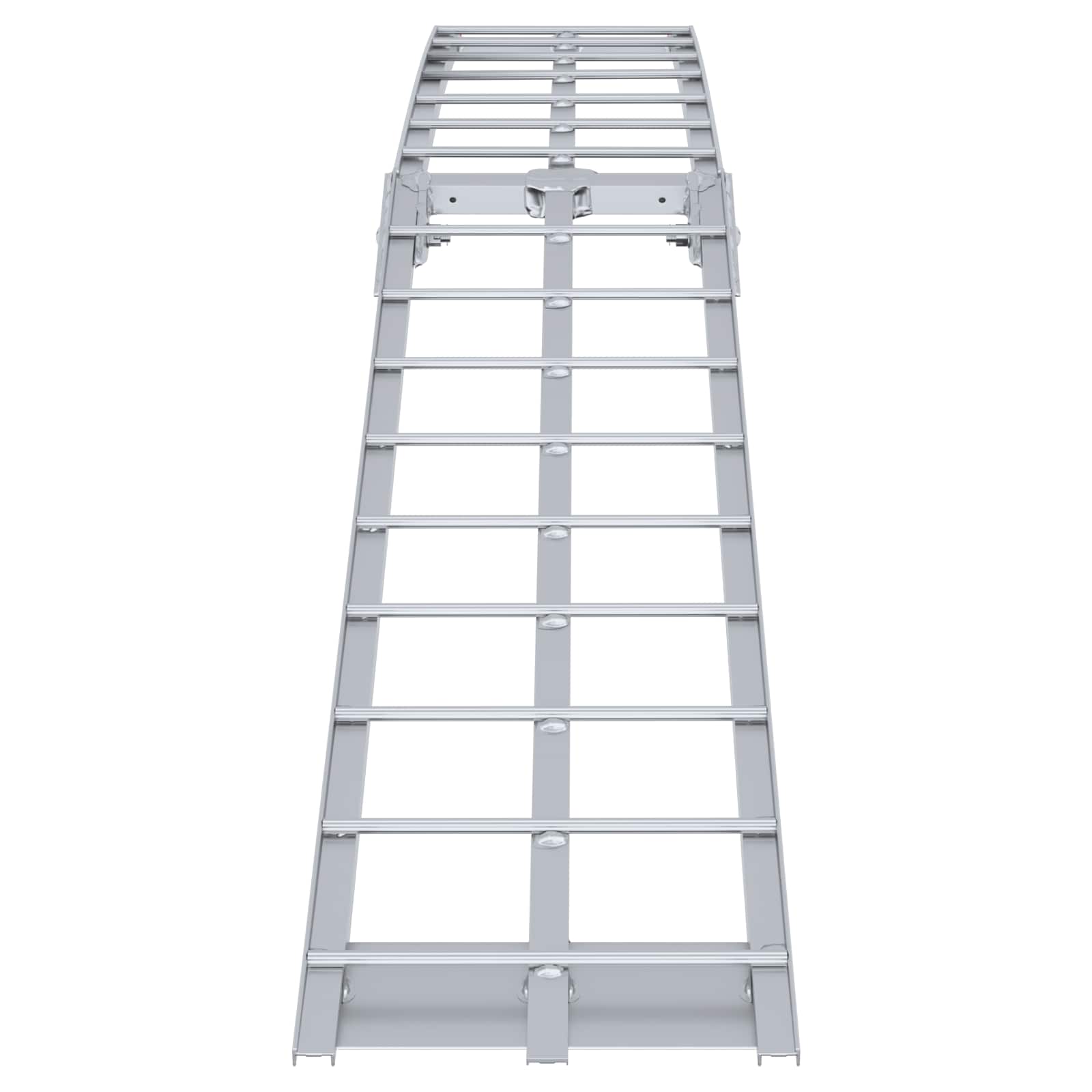 Ράμπα Μοτοσυκλέτας Ασημί 180 x 28 x 5 εκ Αλουμίνιο - Pakobazaar