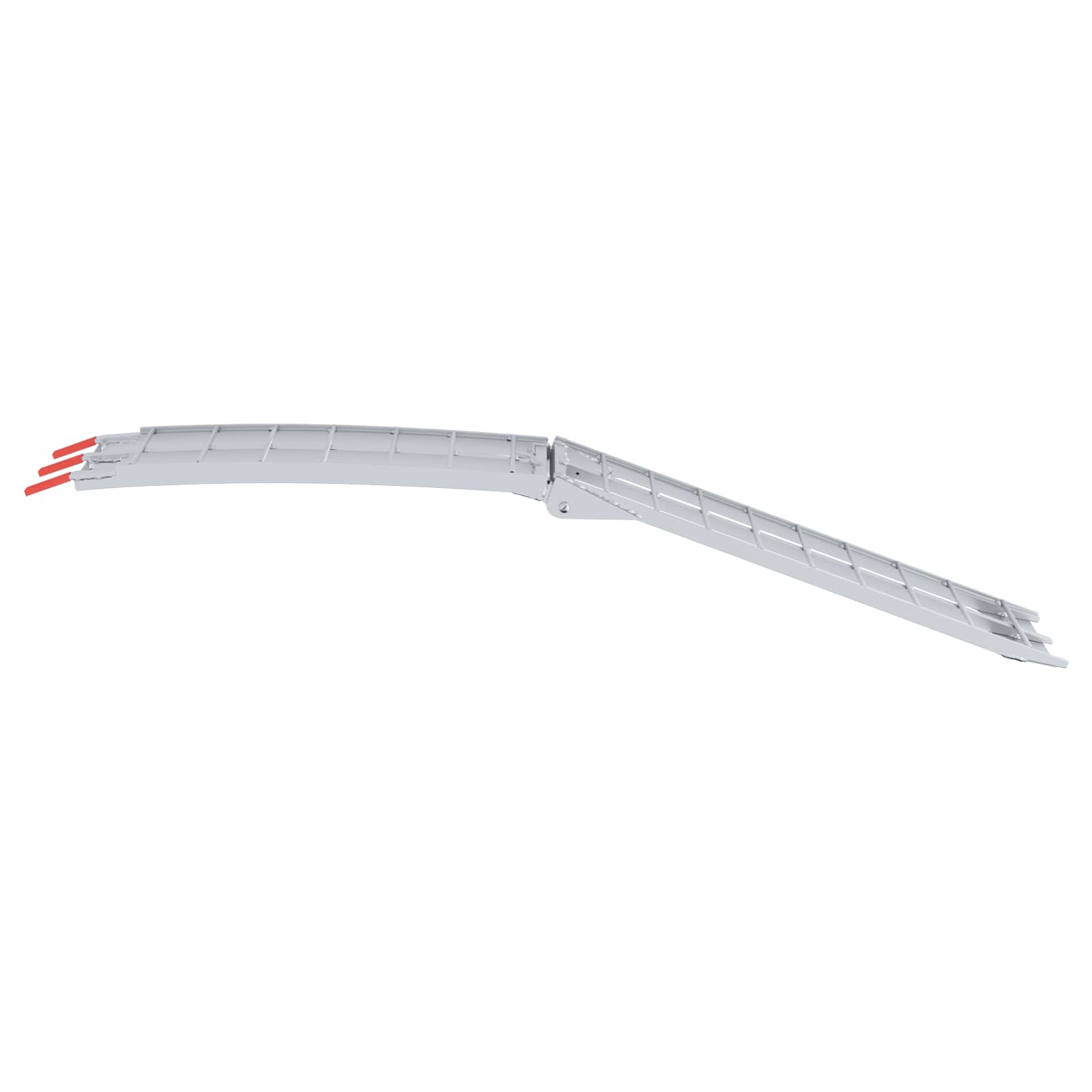 Ράμπα Μοτοσυκλέτας Ασημί 180 x 28 x 5 εκ Αλουμίνιο - Pakobazaar