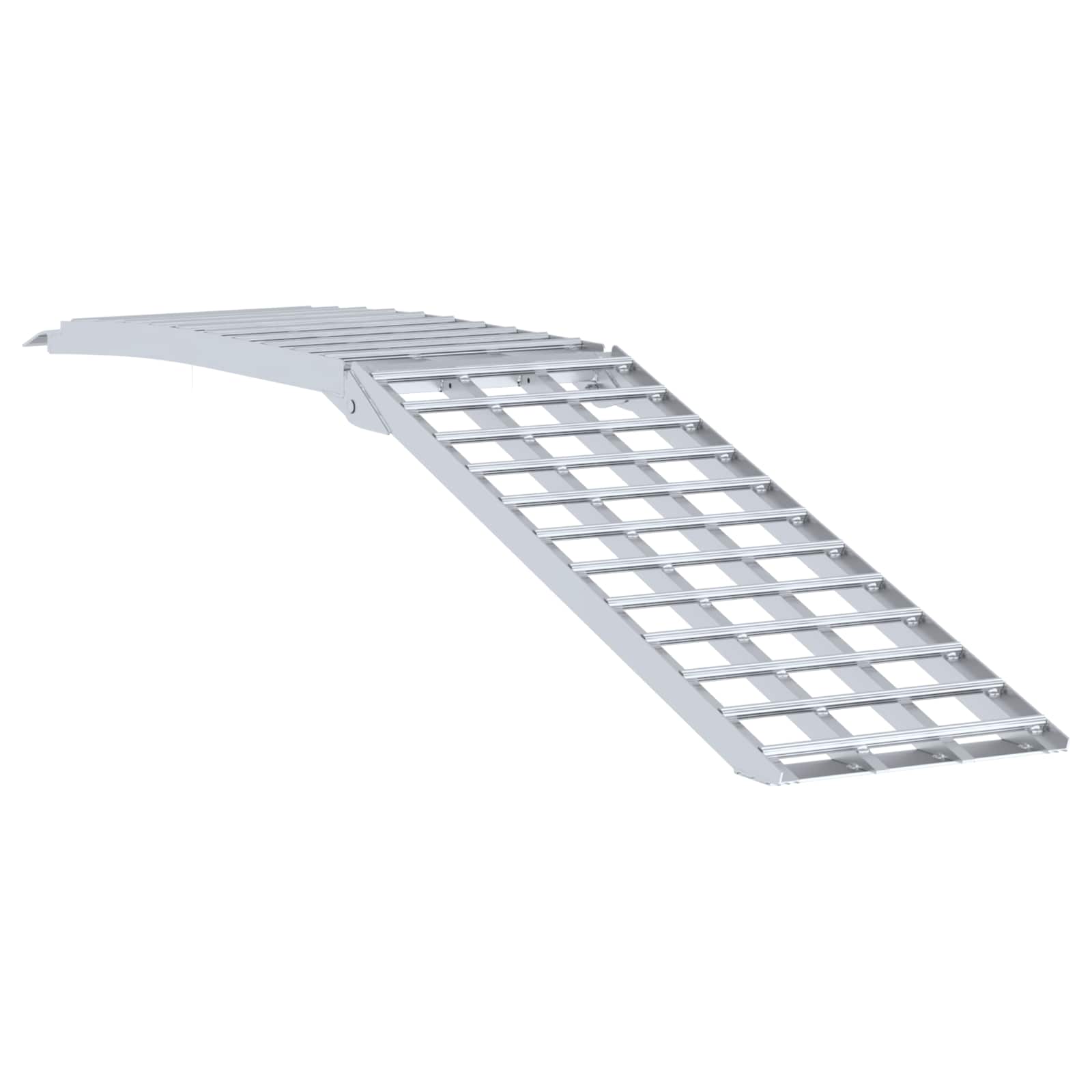 Ράμπα Μοτοσικλέτας 680 κιλά Ασημί 230 x 44 x 5 εκ. Αλουμίνιο - Pakobazaar