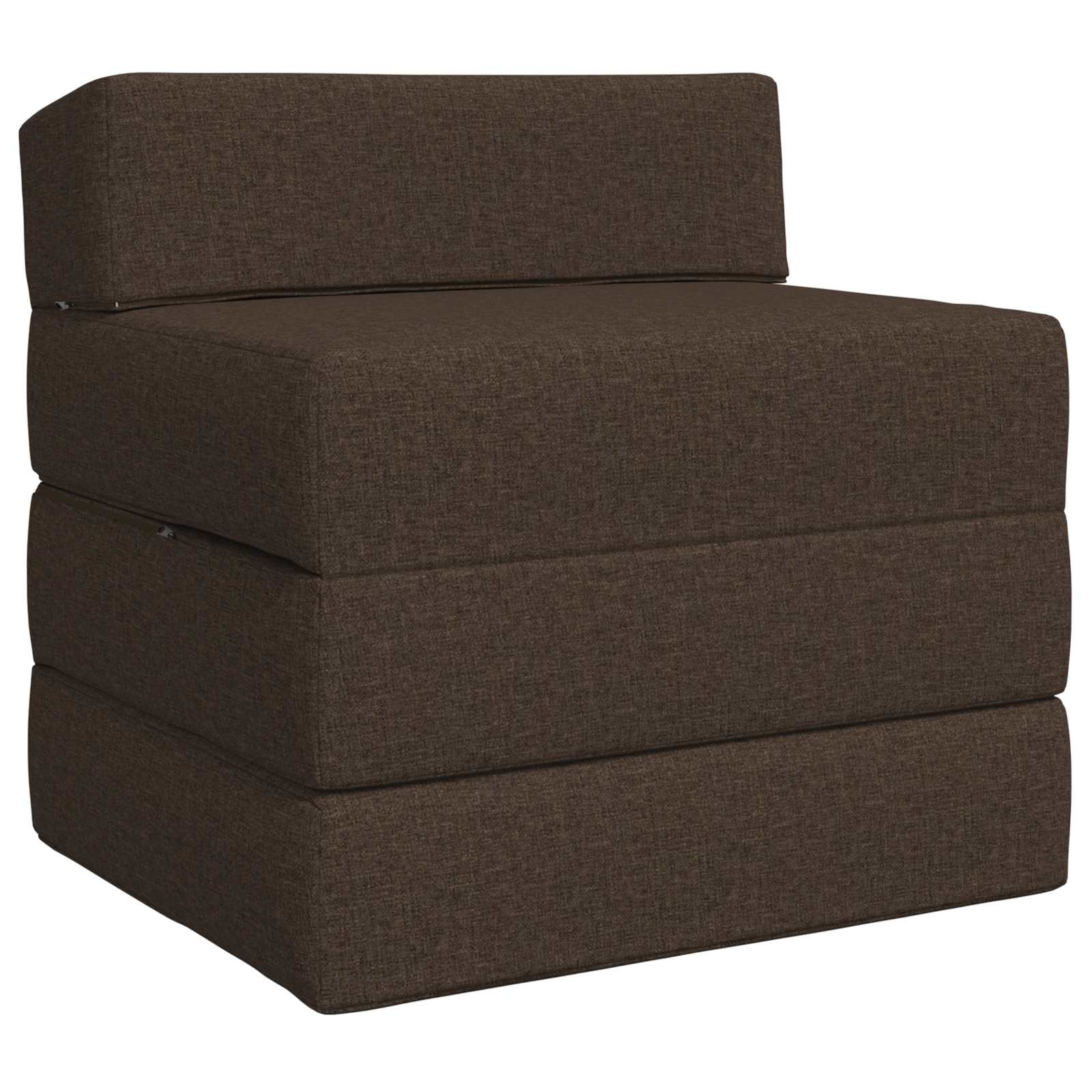 Κρεβάτι Καναπέ Αναδιπλούμενο Taupe 200 x 70 x 15 εκ. Ύφασμα - Pakobazaar