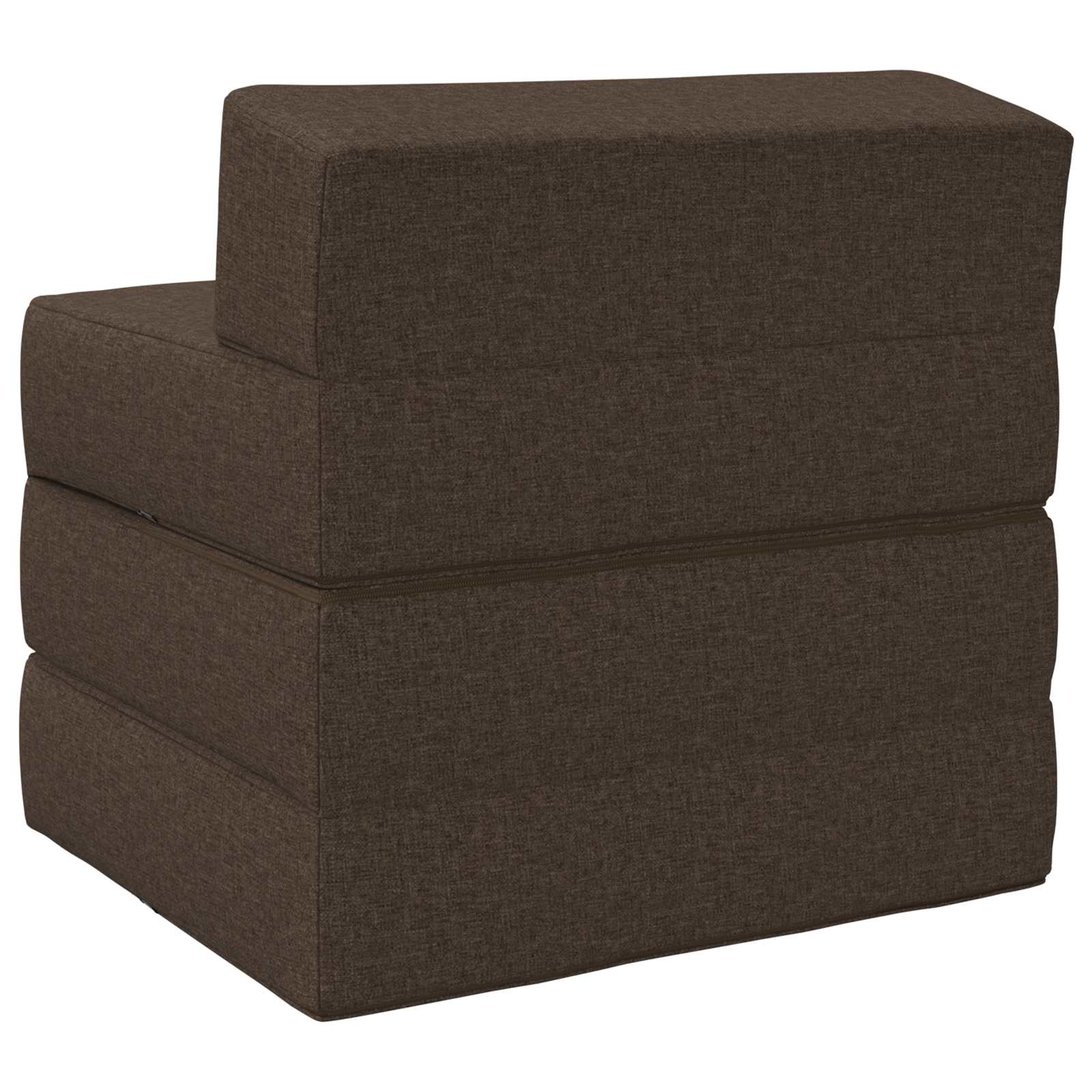 Κρεβάτι Καναπέ Αναδιπλούμενο Taupe 200 x 70 x 15 εκ. Ύφασμα - Pakobazaar