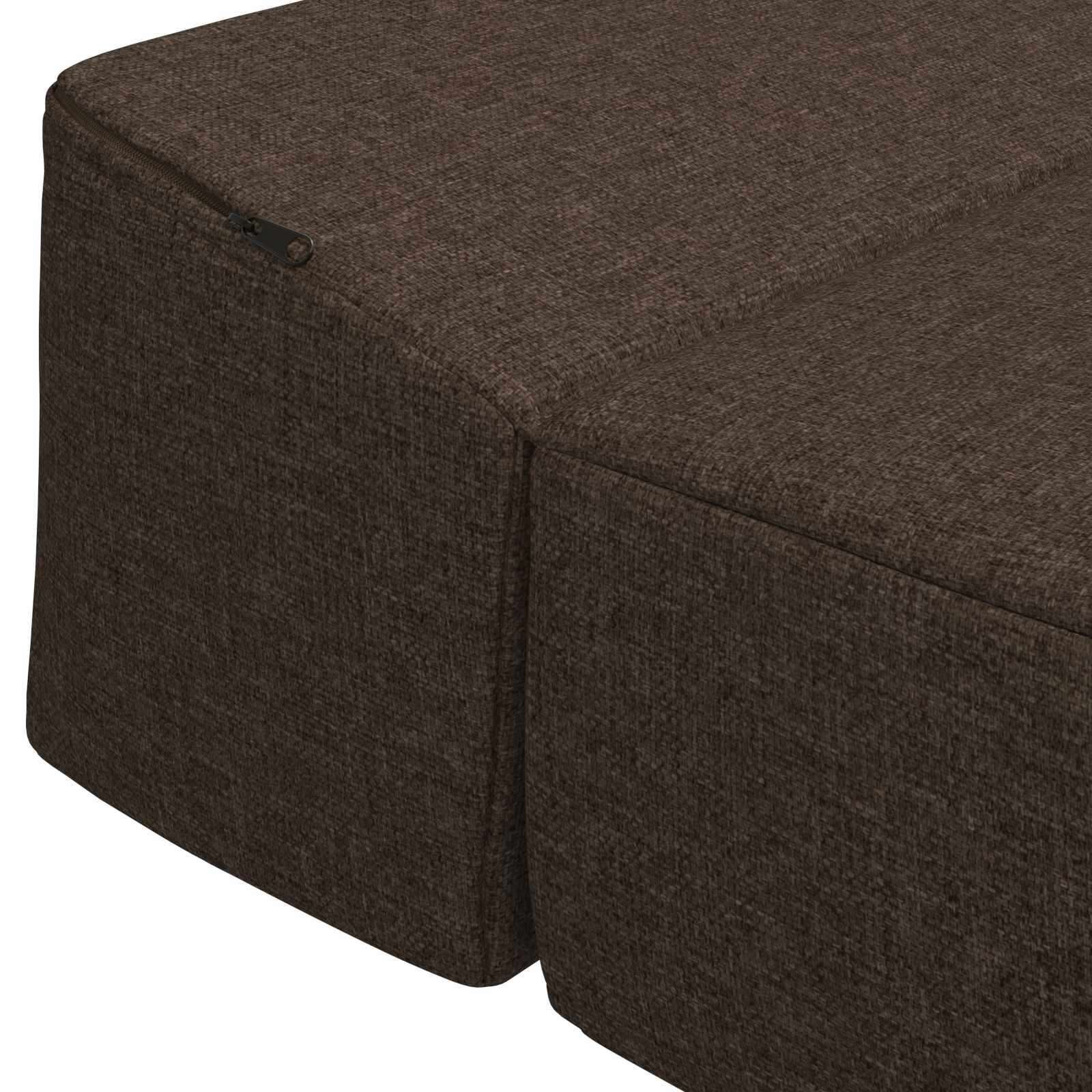Κρεβάτι Καναπέ Αναδιπλούμενο Taupe 200 x 70 x 10 εκ. Ύφασμα - Pakobazaar